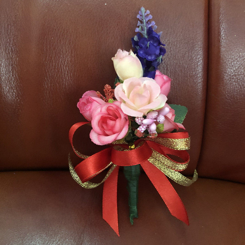 公司商务婚庆贵宾嘉宾迎宾兄弟胸花创意森系胸花