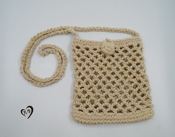 针织包包女新款2019潮手工编织夏季度假沙滩网包夏天网兜 - 三坑日记