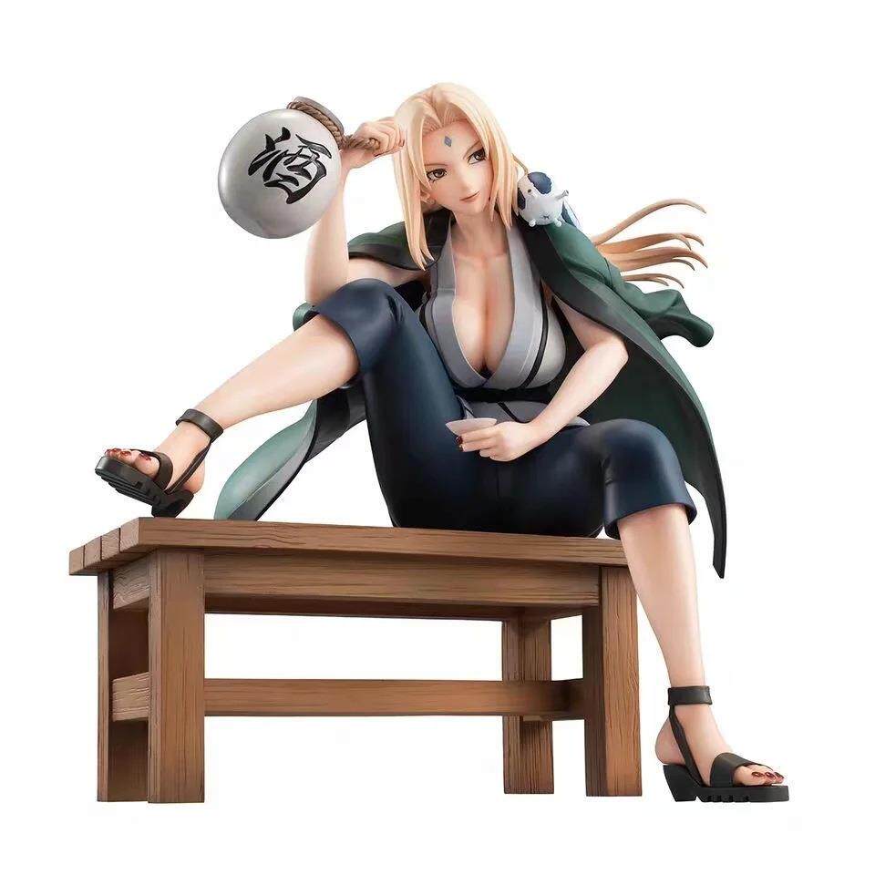 纲手现货火影忍者gem木叶三忍饮酒千手坐姿盒装其他模型玩具