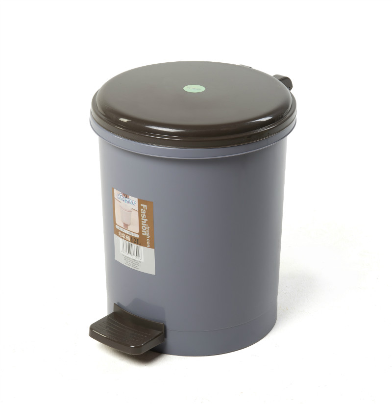 脚踏式翻盖垃圾桶 家用客厅卧室厨房卫生间办公室 有盖脚踩垃圾筒