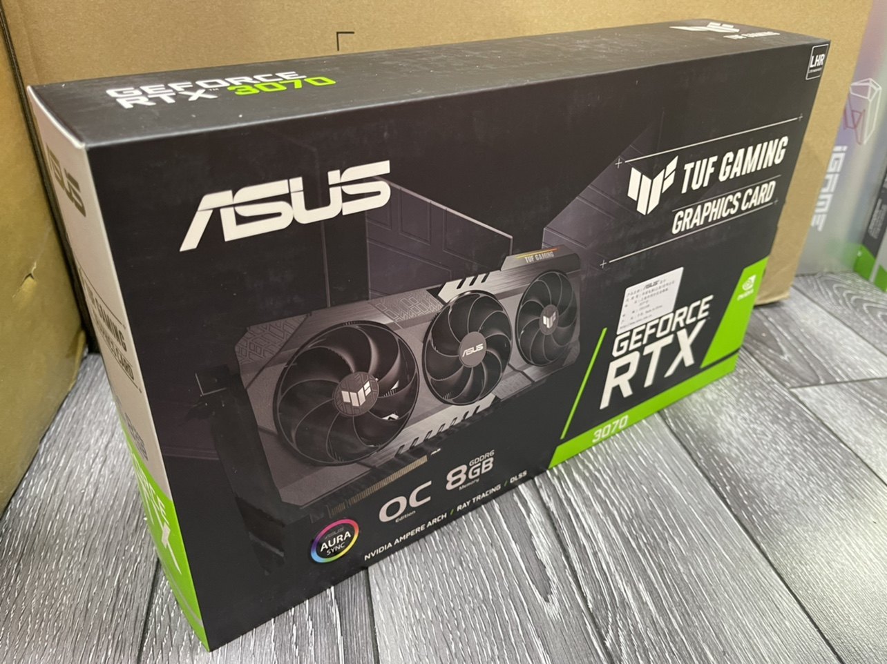 华硕tufrtx3070o8gv2lhr电竞特工吃鸡游戏台式机显卡算力显卡