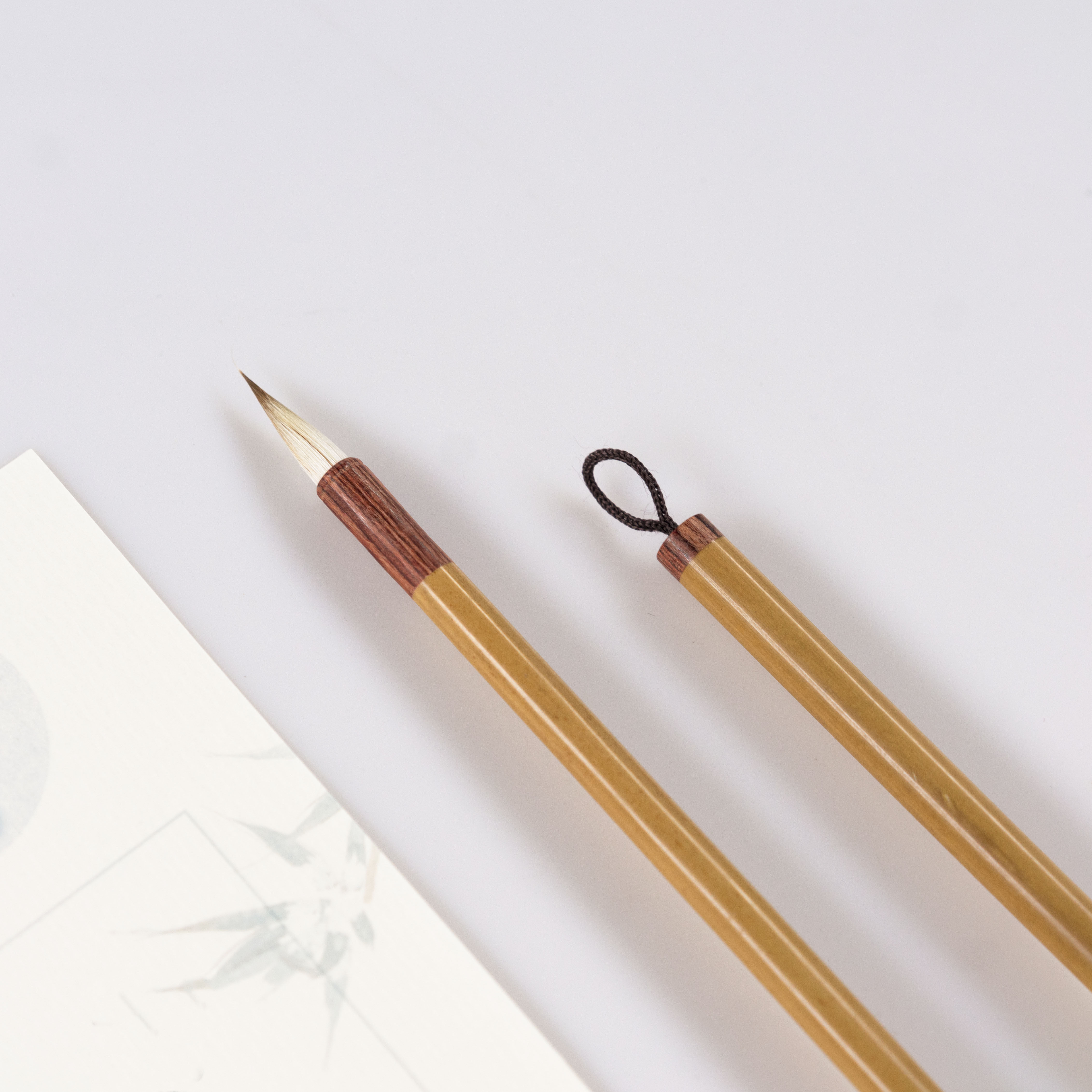 小楷红豆文征明毛笔狼羊兼毫灵飞心经簪花初学者毛笔