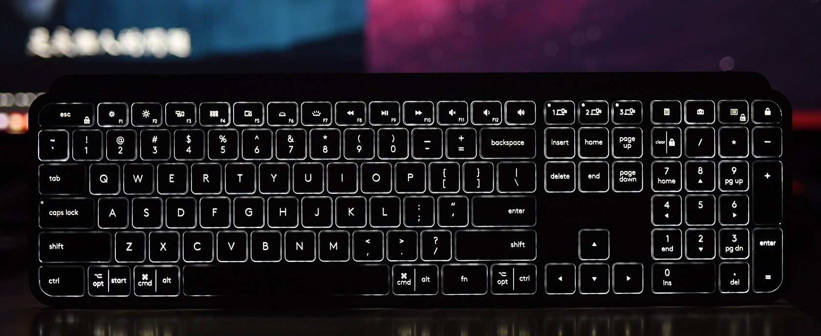 国行罗技mxkeys无线蓝牙键盘家用办公静音键盘