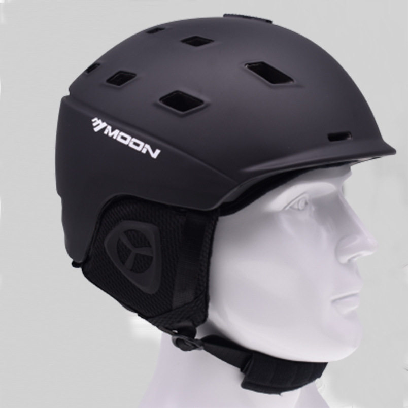 滑雪moon头盔男女女单双板轻质透气安全帽专业滑雪头盔