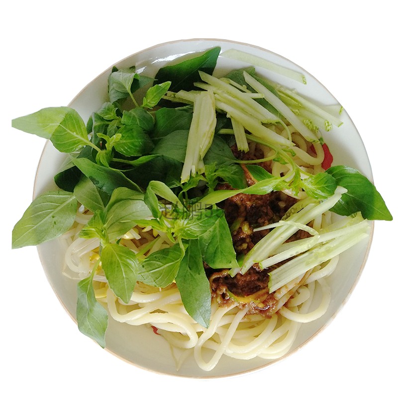 安徽阜阳格拉条圆粗面挂面热干面速食小吃面条面食条子酱机正宗