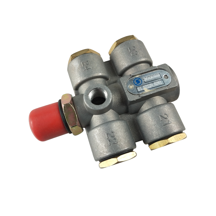 适配陕汽重卡配件 德龙新m3000f3000x3000干燥器限压阀二位五通阀