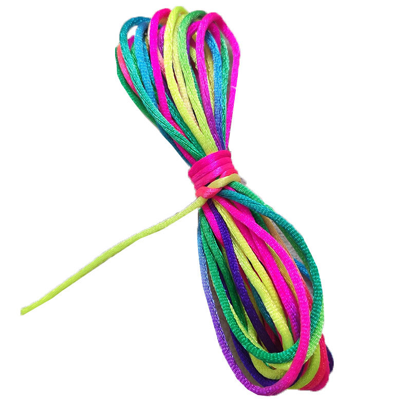 七彩五彩绳子diy编织彩色手工饰品配件手链绳