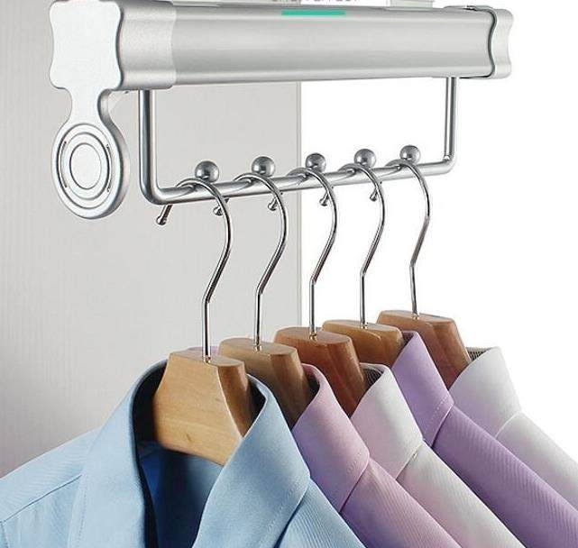 吊杆托顶推拉衣通横杆五金配件衣柜挂钩通杆寝室衣杆