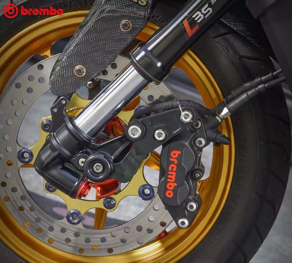 正品行货布雷博brembo鲍鱼刹车xmax改装卡钳电动小牛刹车片