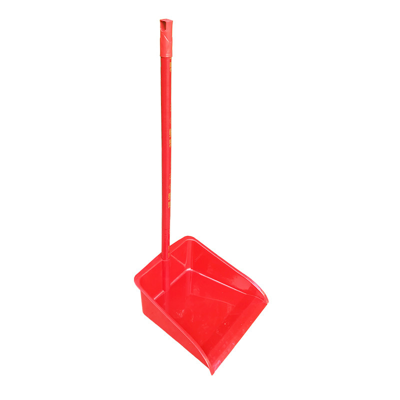 垃圾簸箕加厚大号宽口塑料粗杆红色家用店铺簸箕