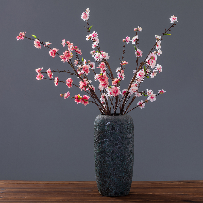 仿真室内塑料婚庆干花插花装饰客厅藤条桃花仿真花