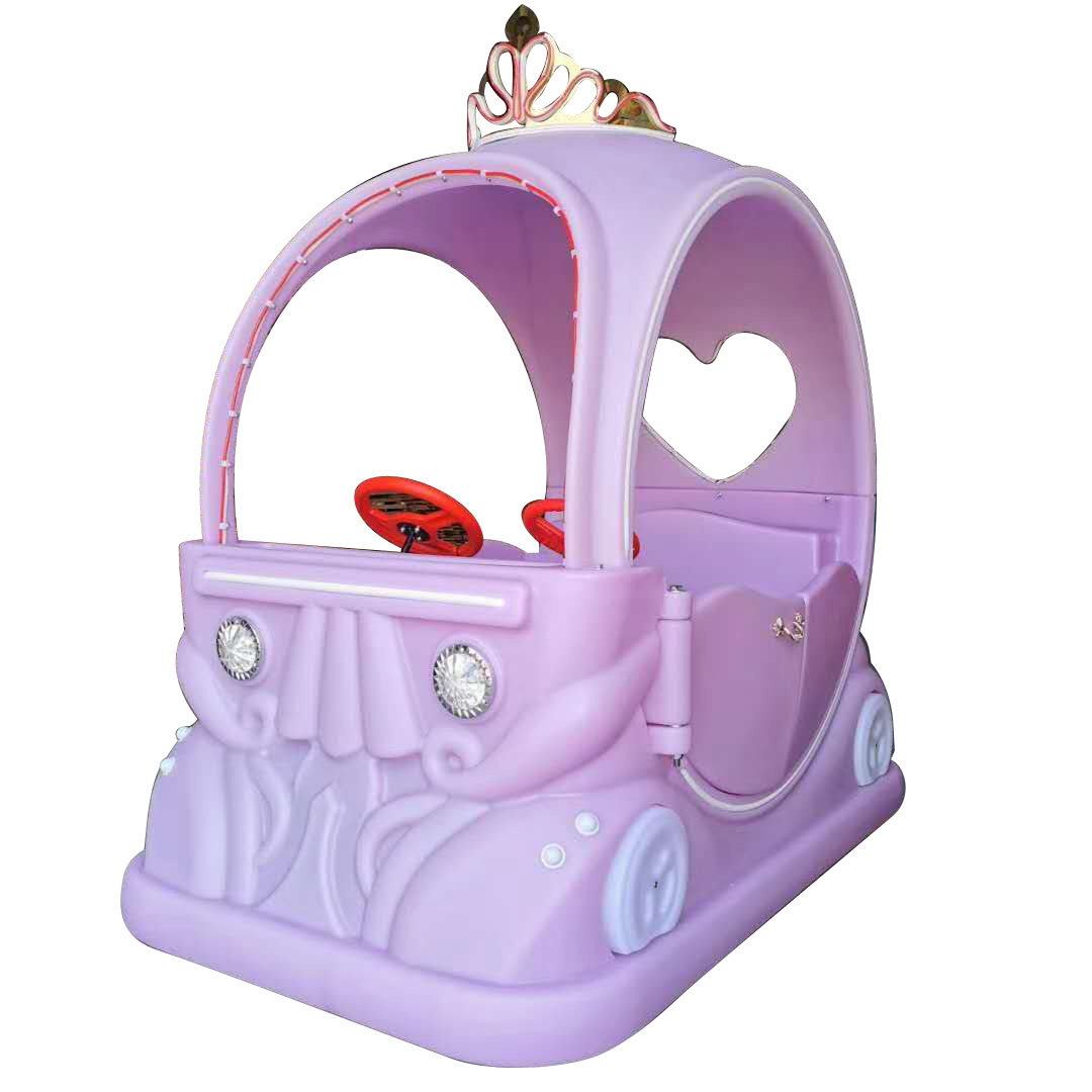 广场摆摊公主花车亲子碰碰车双人电瓶电动儿童游乐设备厂家直销