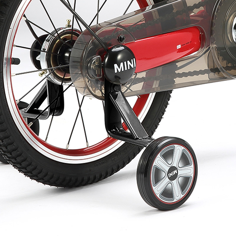 mini单车配件星辉宝马自行车原装辅助轮停车架童车配件