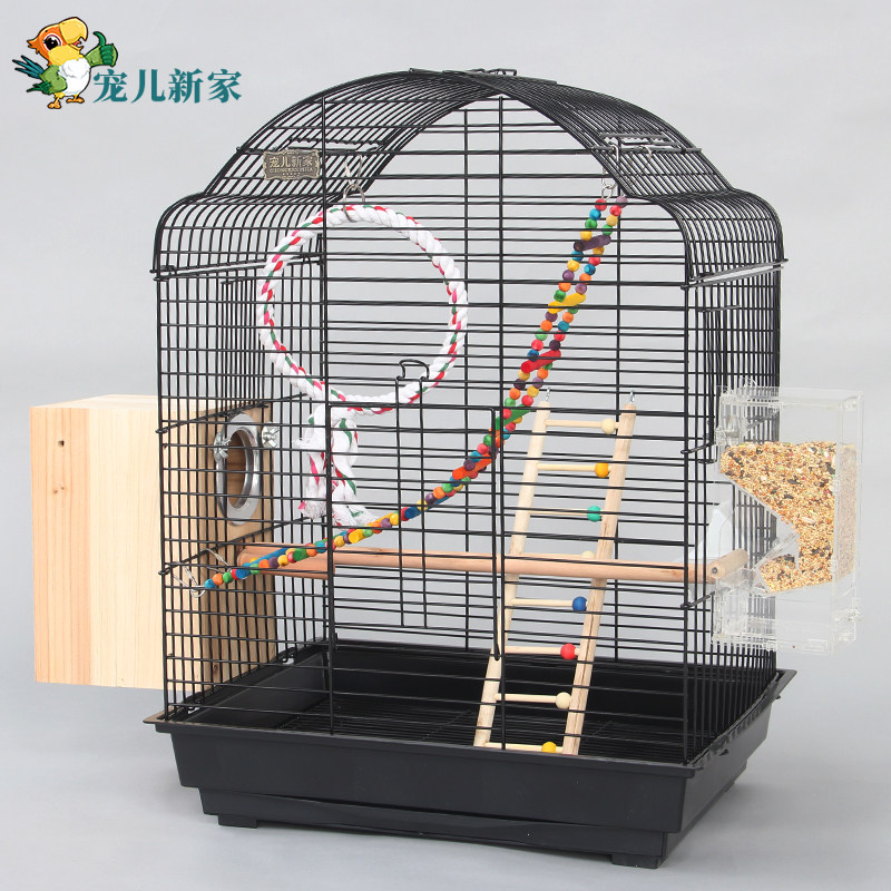 高级欧式大型鹦鹉通用豪华别墅鸟笼笼子家用大号鸟笼