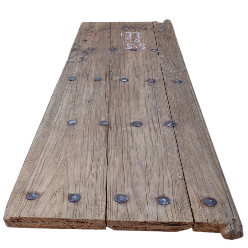 老榆木门板旧木头老门板实木复古怀旧风化木板原木桌面茶桌吧台板