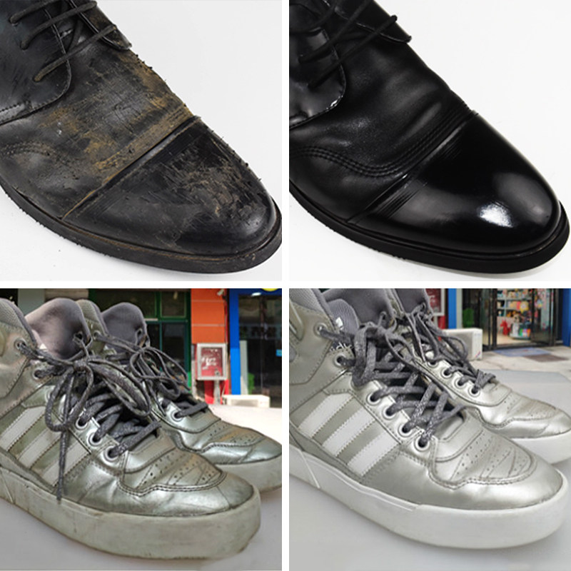 生辉皮鞋修复换底高跟鞋划痕皮革皮具改色翻新鞋油