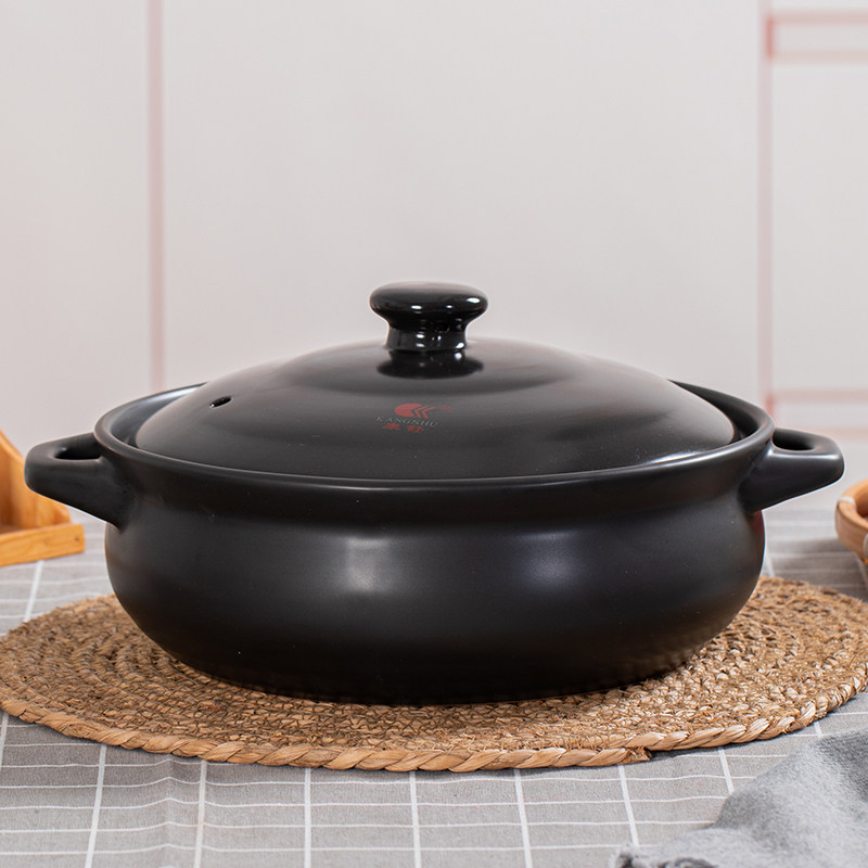 电磁炉燃气灶两用康舒陶瓷砂锅家用小号煲汤明火砂锅