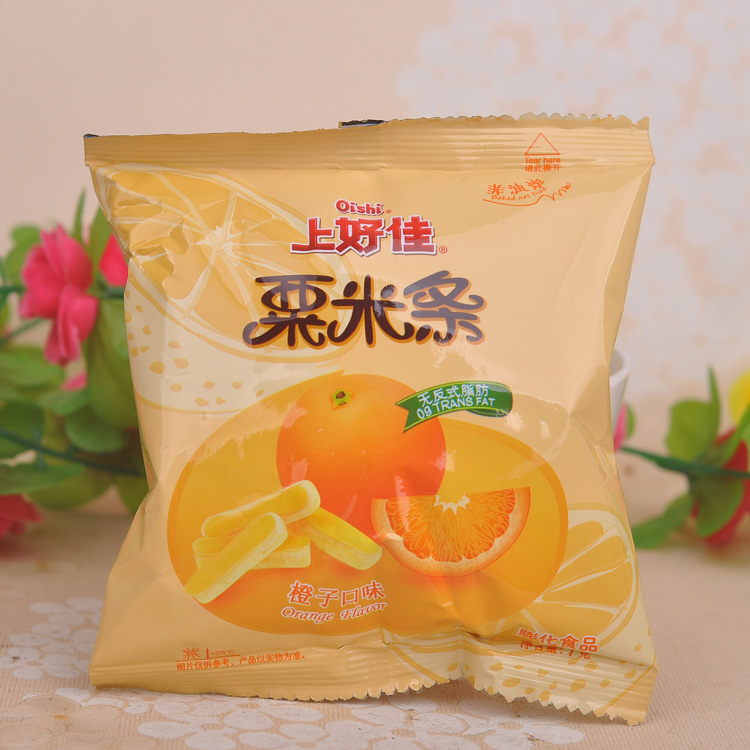 7g40袋上好佳粟米草莓口味膨化食品哈密瓜橙子巧克力膨化食品