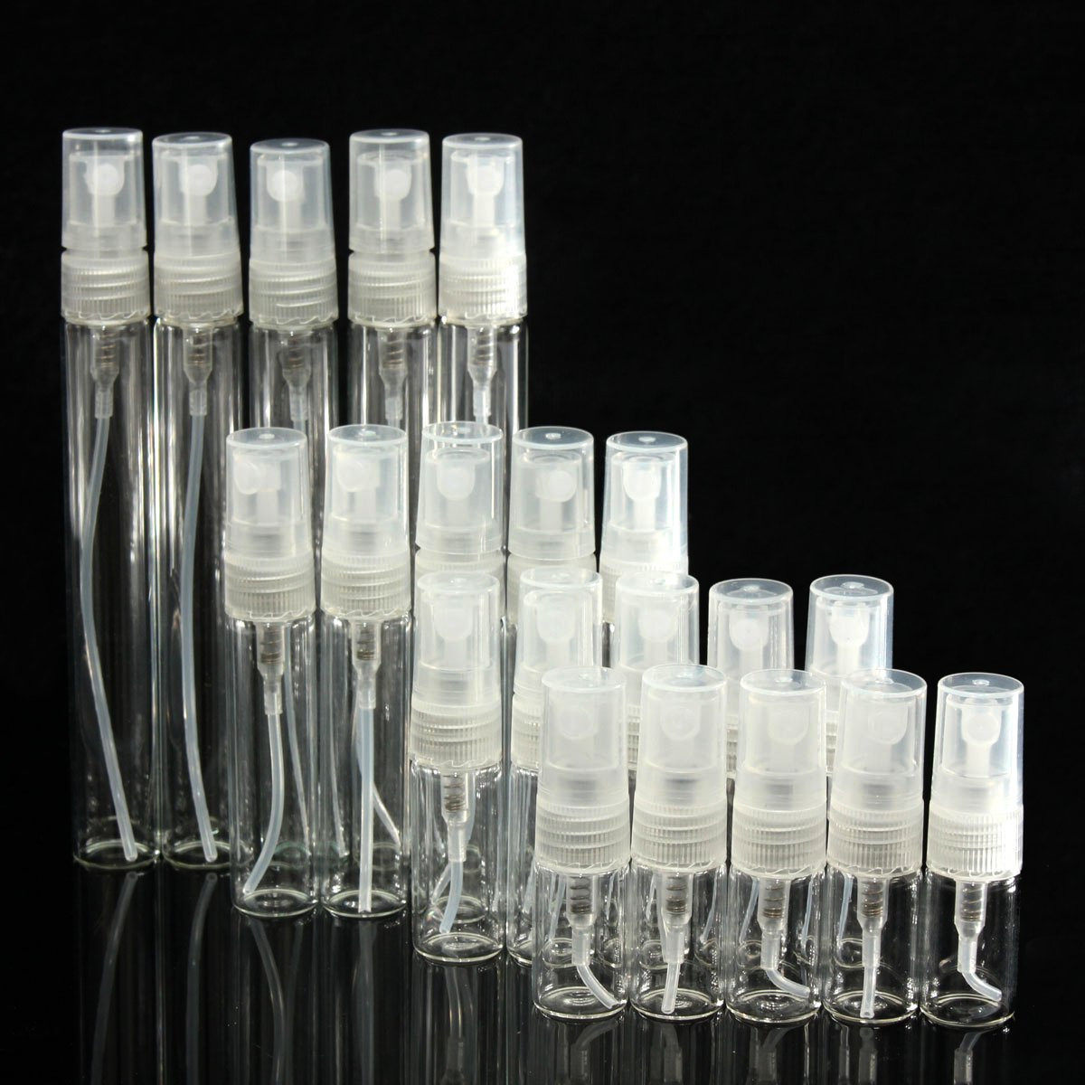 2ml/3ml/5ml/10ml香水瓶玻璃喷瓶喷雾瓶分装瓶空瓶样品便携 迷你
