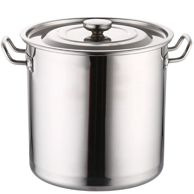 不锈钢汤桶汤锅酒店厨房桶锅加厚油桶水桶桶带汤锅