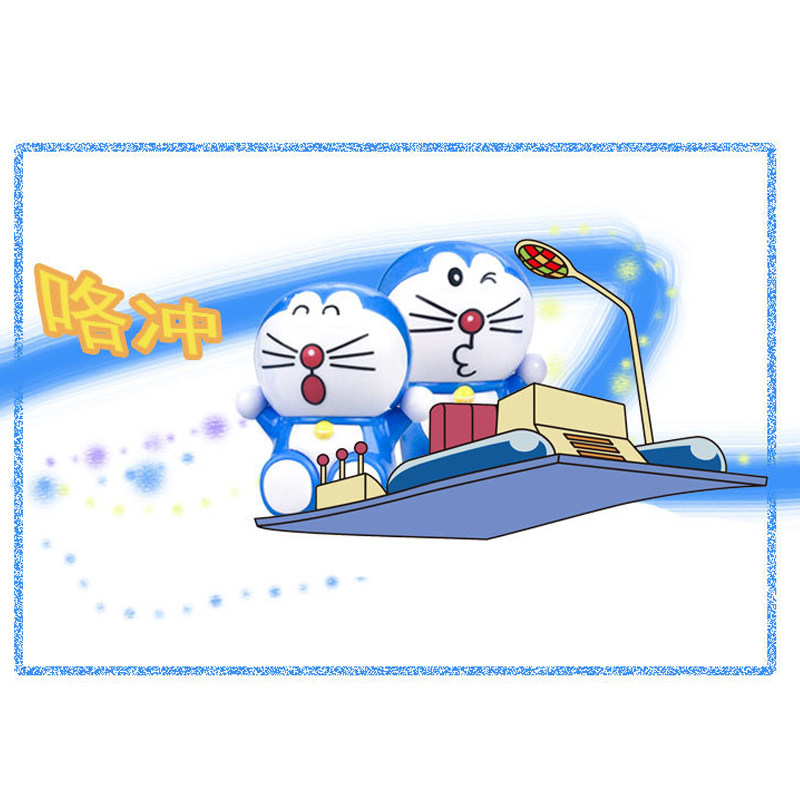 蛋糕装饰摆件机器猫插旗哆啦a梦多表情摆件摇头kt猫纸插旗甜品台