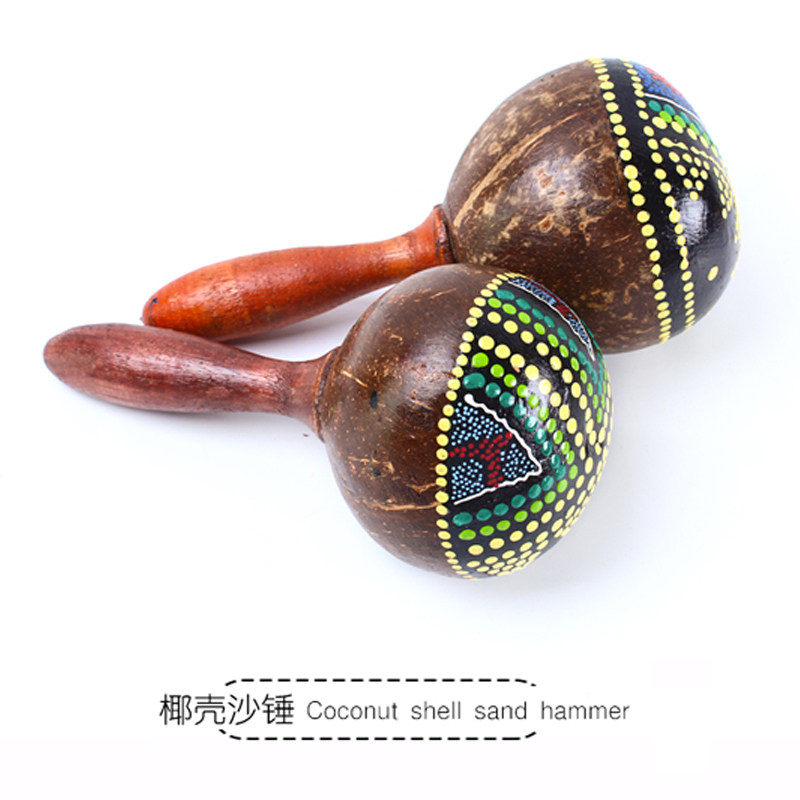 木制沙球asalatopatica非洲伴奏乐器节奏铃类乐器