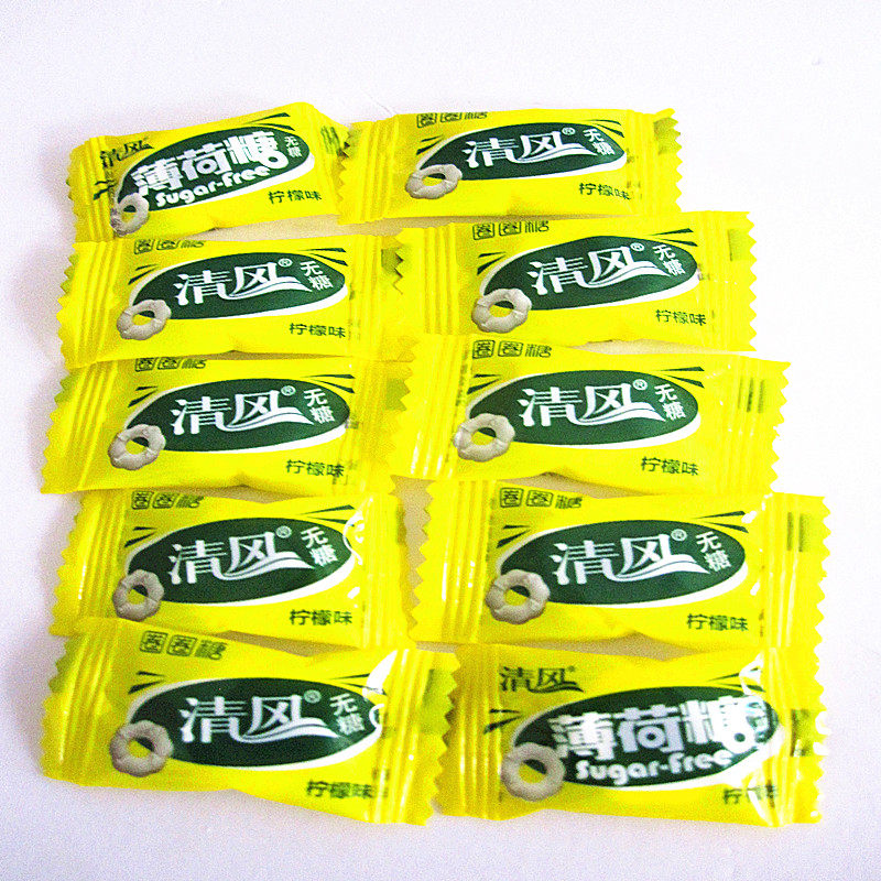 4斤送1斤清风薄荷糖无清凉润喉1000克散装老式传统糖果