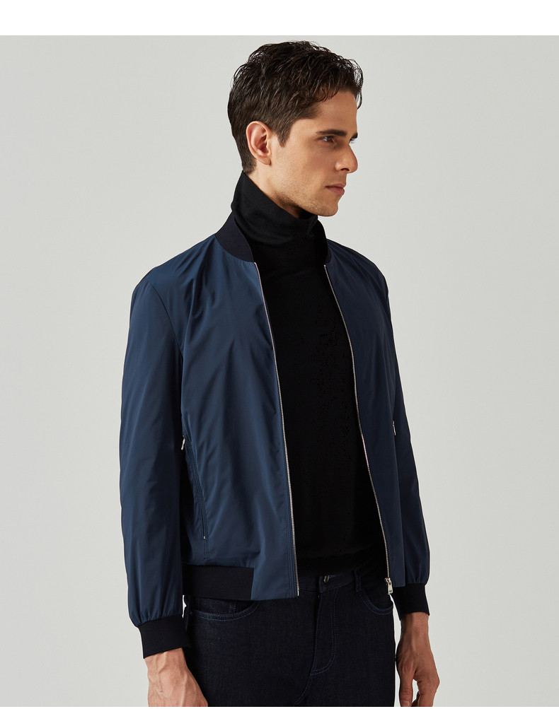 劲霸2021春装新款棒球领外外套男士夹克夹克