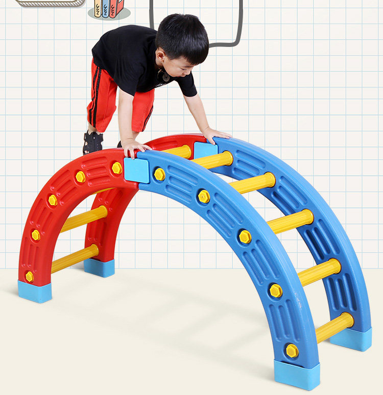 儿童感统训练训练器器材四分之一幼儿园早教家用平衡木感统训练器材