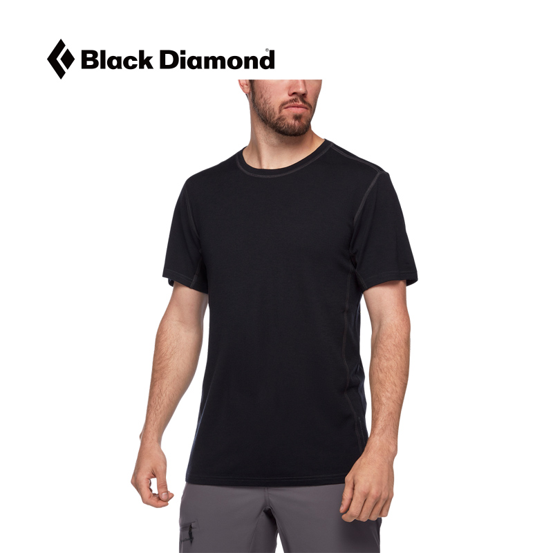 BlackDiamond黑钻T恤男吸汗透气短袖户外运动上衣752042