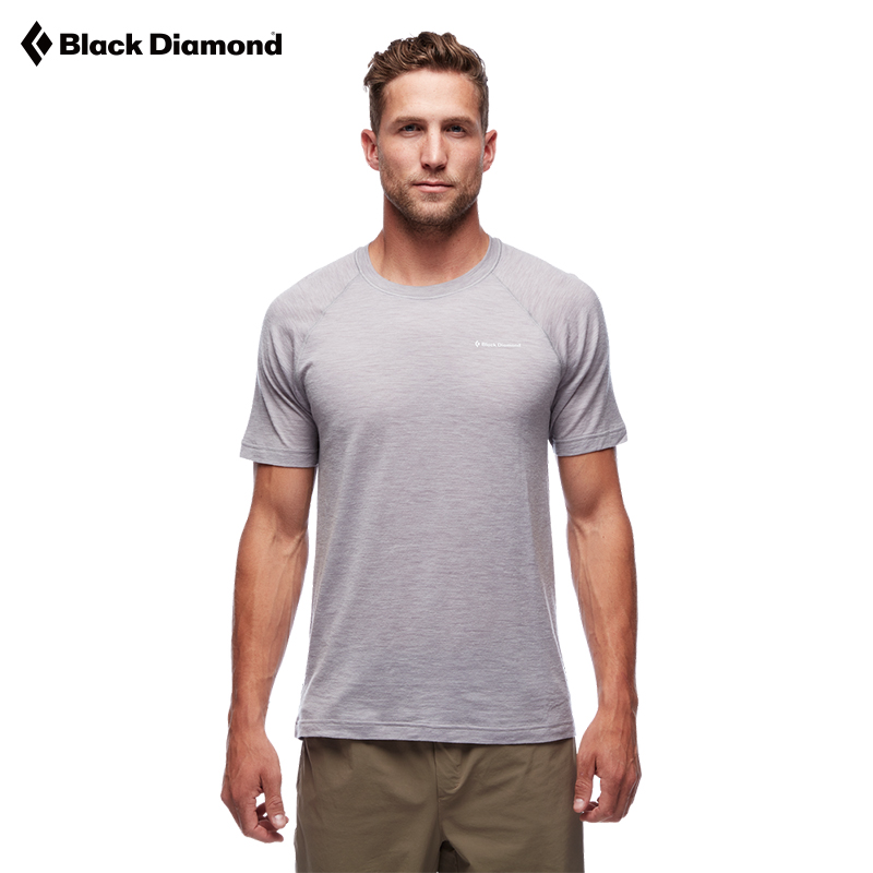 blackdiamond黑钻BD 时尚男士美利奴羊毛快干T恤短袖上衣752240