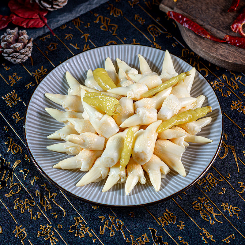 湖北特产泡藕簪头400g藕芽非泡藕带酸辣辣味腌制