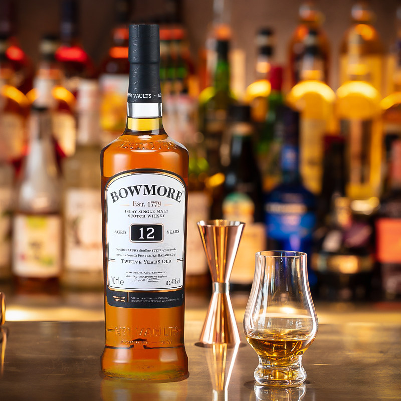 英国进口波摩12年单一麦芽威士忌bowmorewhisky洋酒700ml威士忌