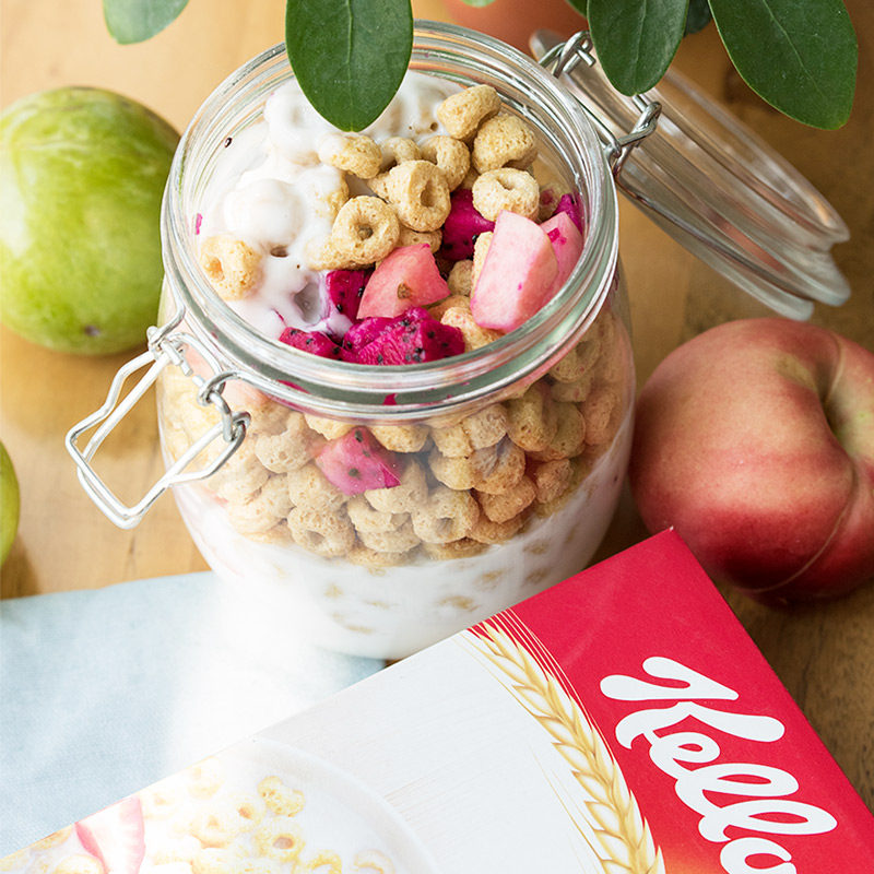 家乐氏原装进口谷维滋175g 蜂蜜味即食谷物早餐 非油炸麦圈早餐