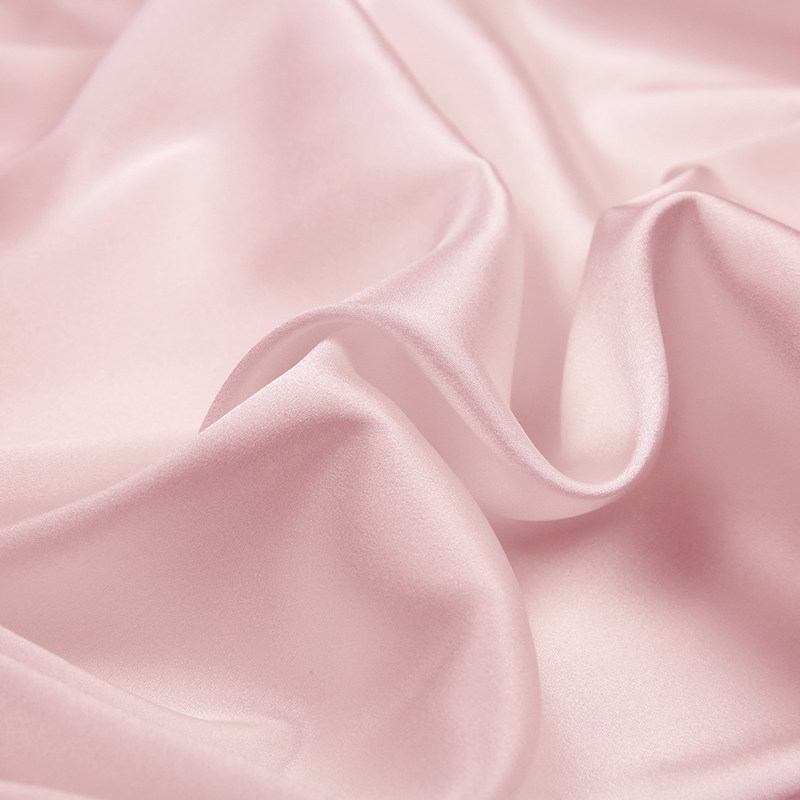 fs马卡龙色系16姆米纯色基础款素绉缎布料桑蚕丝服装面料真丝面料