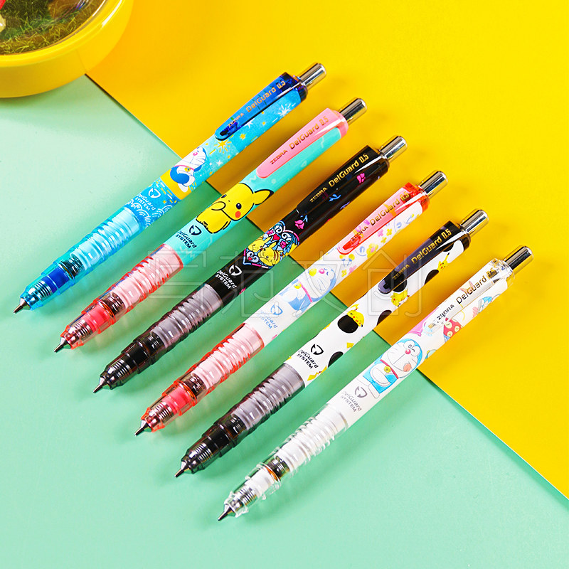 日本zebra斑马delguard皮卡丘限定联名ma85不断自动铅笔