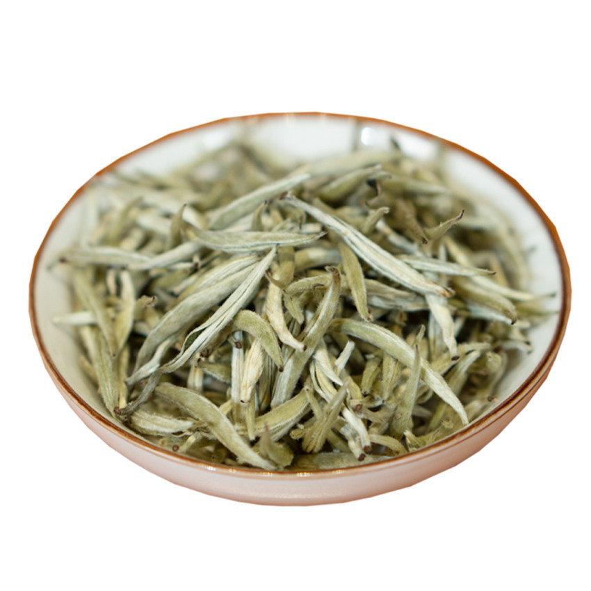 湖南白茶银针白毫饮装罐试一小茶叶芽老特产白毫银针