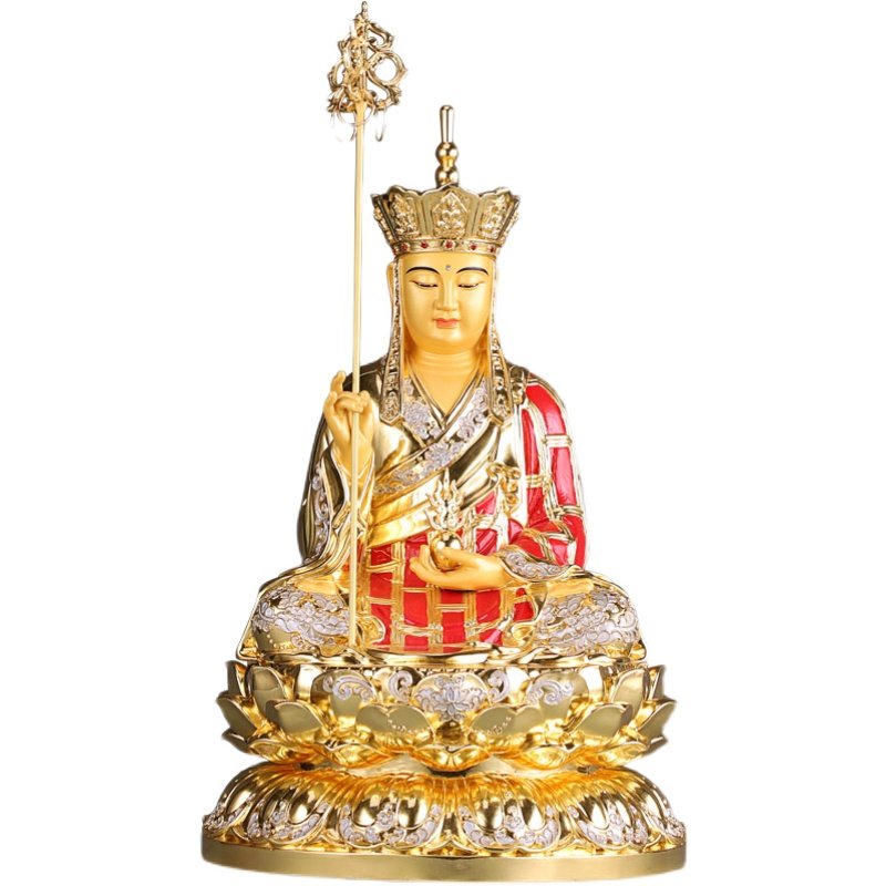 佛像地藏用地铜像菩萨王菩萨台湾供奉家贴金王佛像摆件