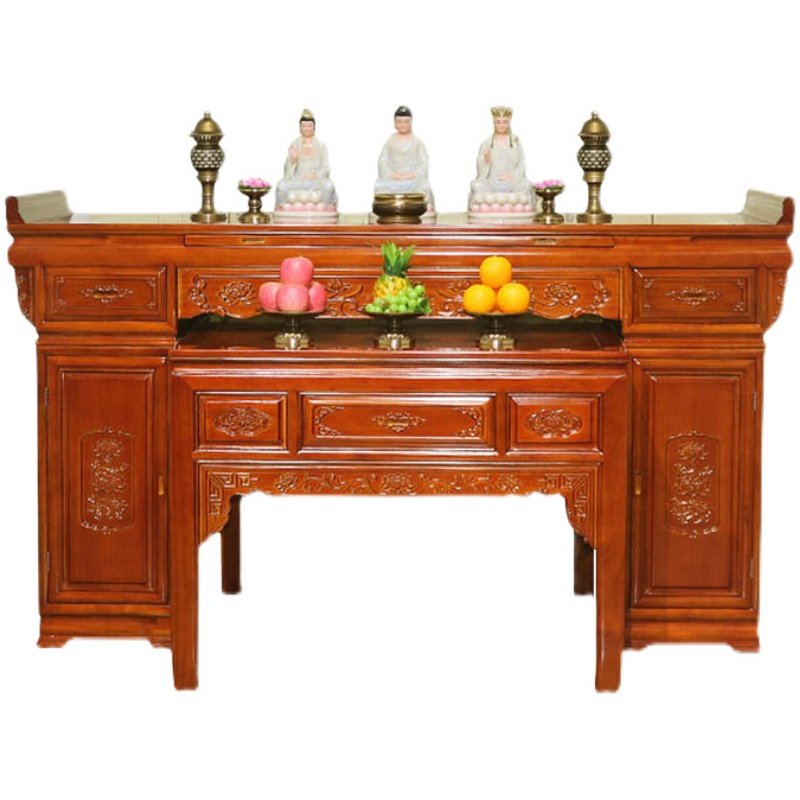 实木供桌佛台家用贡台供神观音财神供台中式供桌
