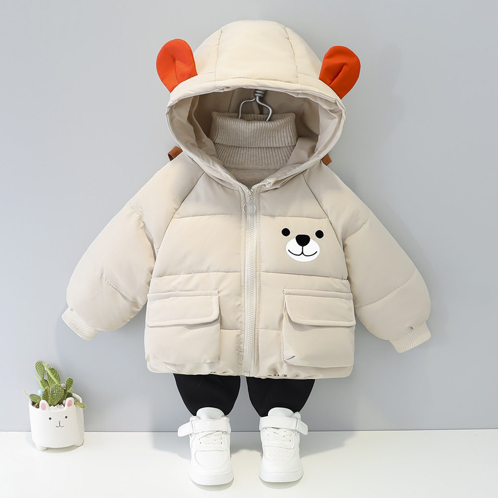 男童棉袄羽绒小童1岁宝宝洋气新款厚外套加厚棉袄