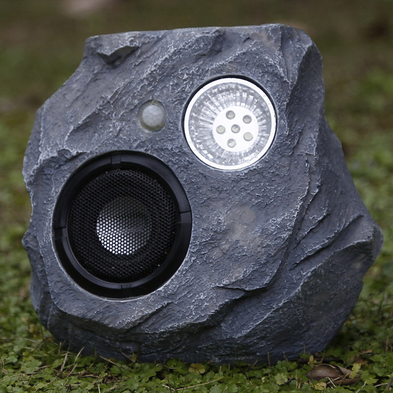 太阳能草坪音响蓝牙无线户外石头音箱室外防水无线