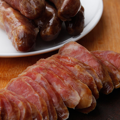 河北唐山特产万里香大腊肠香肠真空包装250g传统风味肥瘦肉香肠