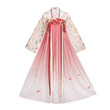 Back To The Crane Night Of Han And Tang Dynasties, Original Authentic Hanfu, Breast Length Ru Skirt, 5-meter Large Swing, Heavy Industry Embroidery, Gradual Change Of Women's Dress, Spring And Autumn Back To The Crane Night Of Han And Tang Dynasties, Original Authentic Hanfu, Breast Length Ru Skirt, 5-meter Large Swing, Heavy Industry Embroidery, Gradual Change Of Women's Dress, Spring And Autumn