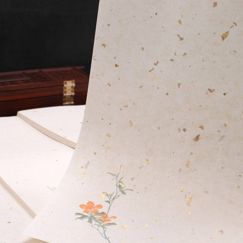 小楷古风宣纸信笺笺纸半生庵花仿萝轩变古笺宣纸