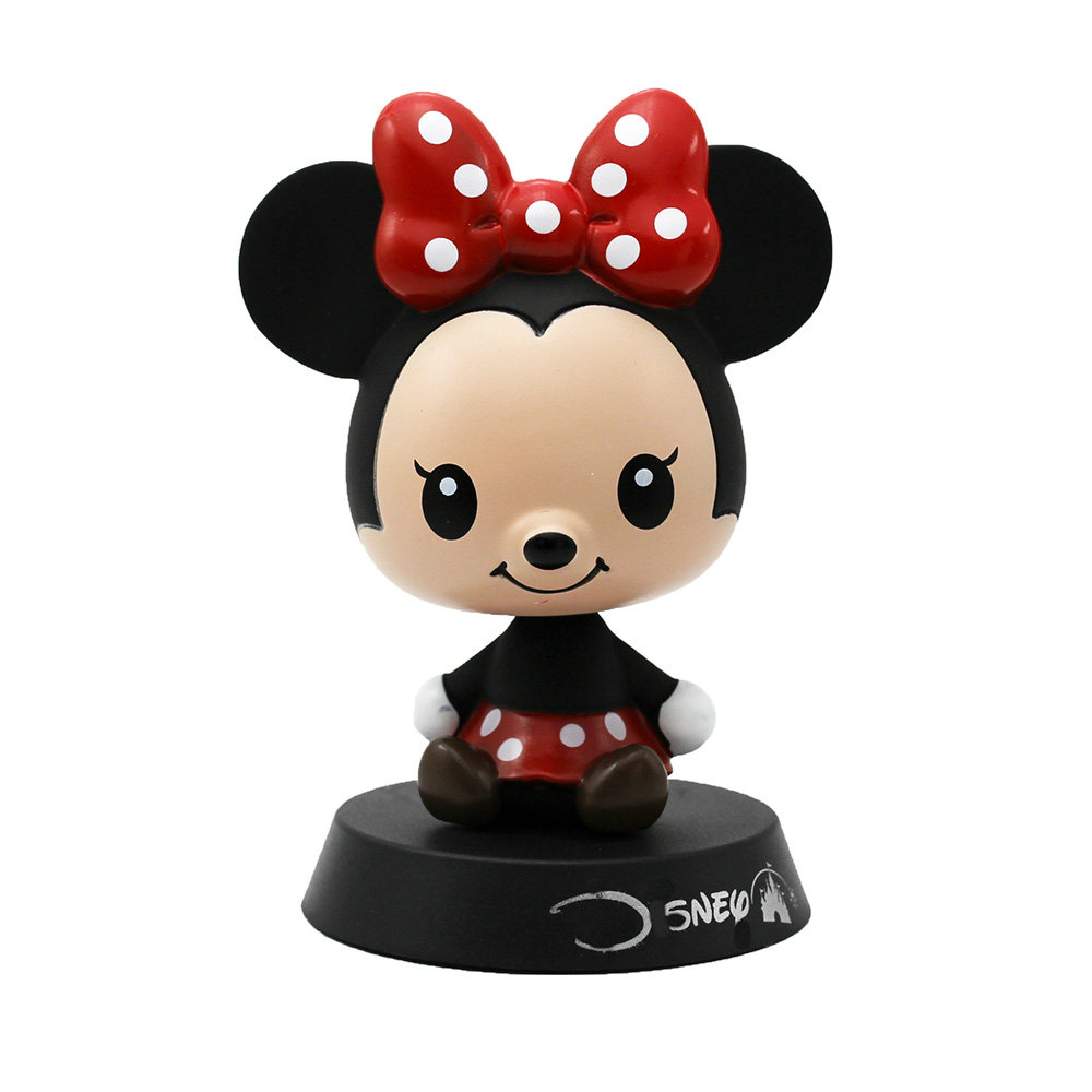 迷你汽车摆件创意个性可爱车内小饰品载摇头米奇高档大气女神款潮