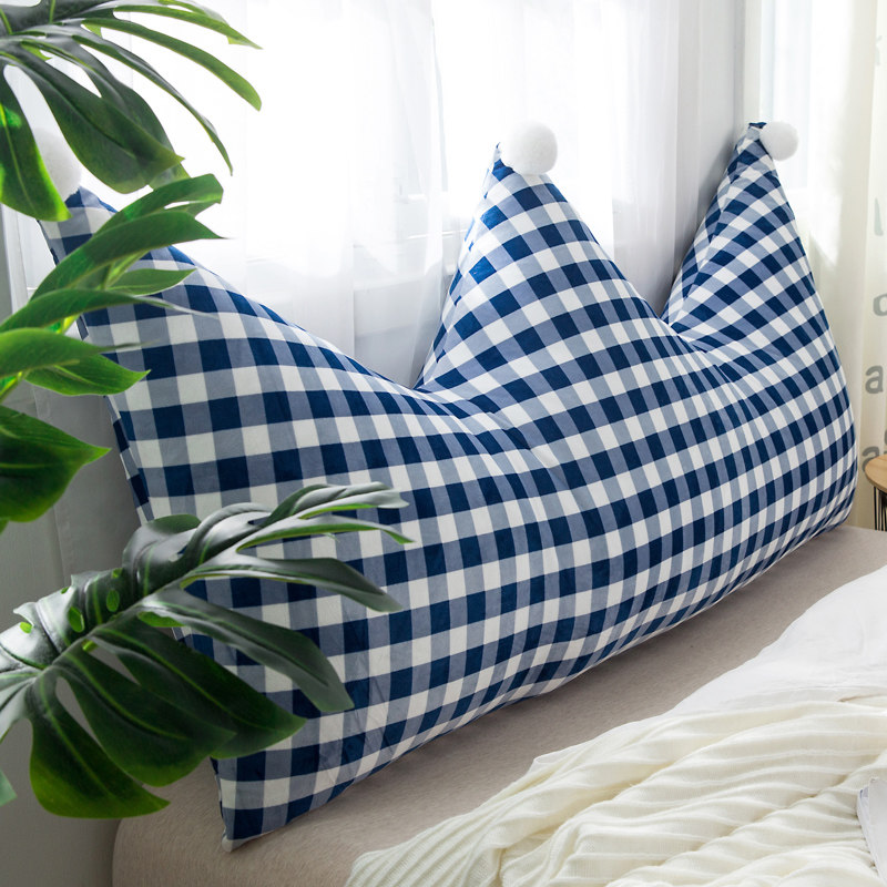 婴儿婴儿床床头枕可拆洗床上儿童靠垫美式卧室床头靠垫