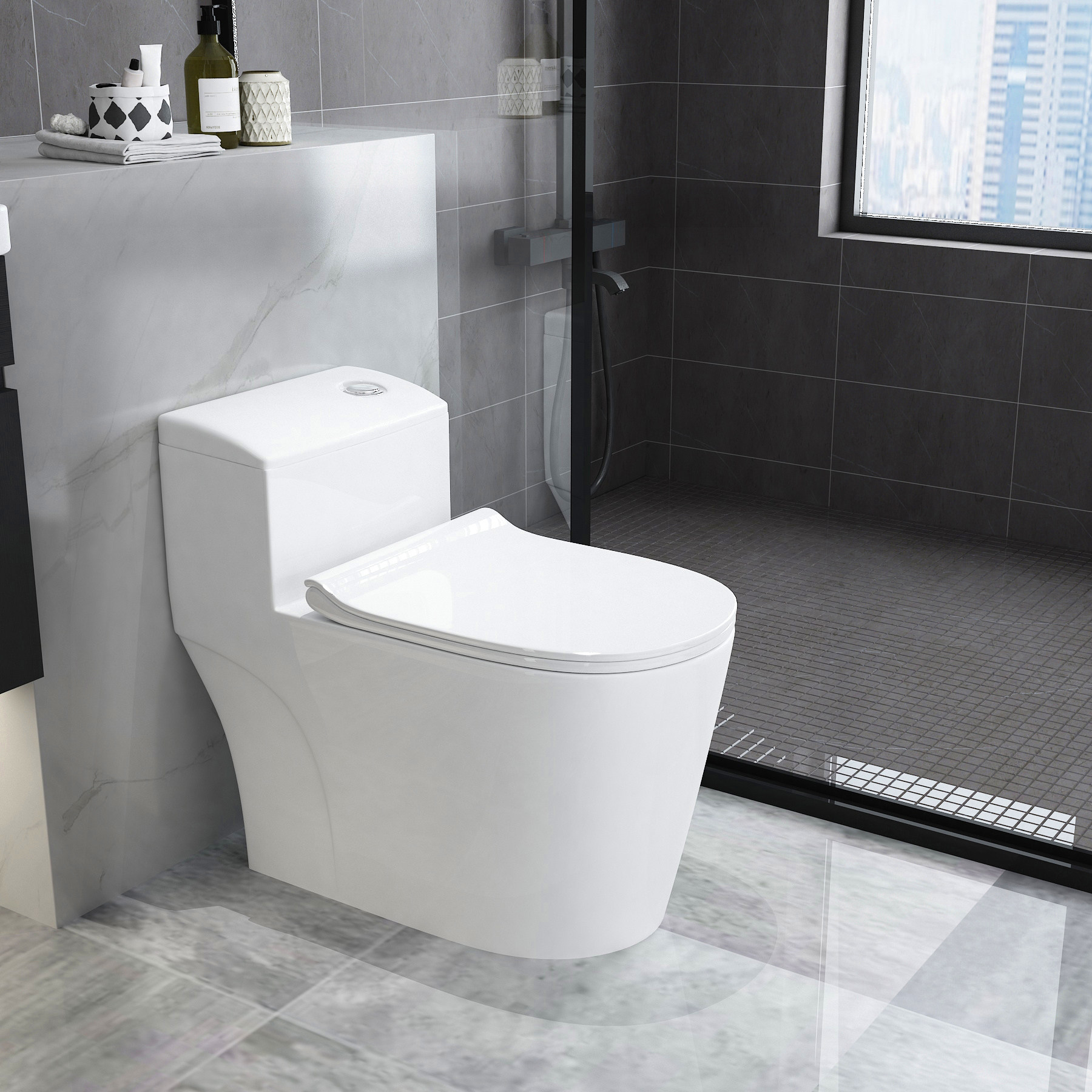 九牧500mm王马桶马桶坑距普通坐便器