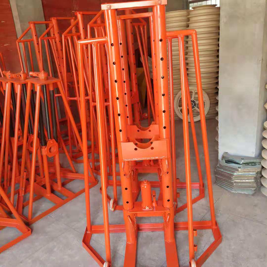 放线电缆2022新品卧式线盘液压架电架子撑架线缆工具