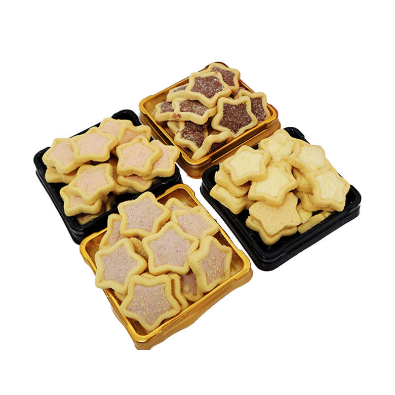 饼干24盒格力高星奇五角星摆件蛋糕烘培夹心饼干