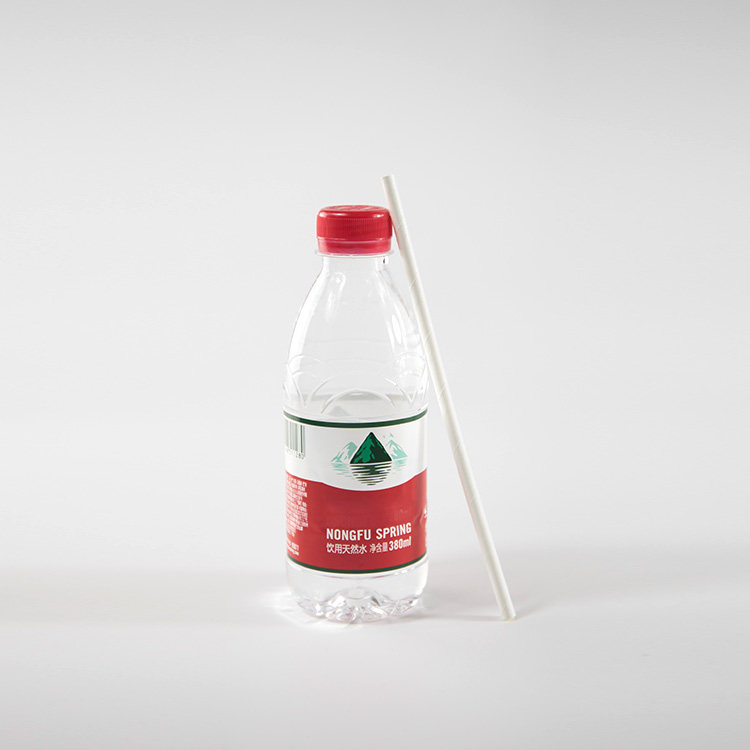 吸管25支白色黄色牛皮纸一次性原色品级食品无味吸管